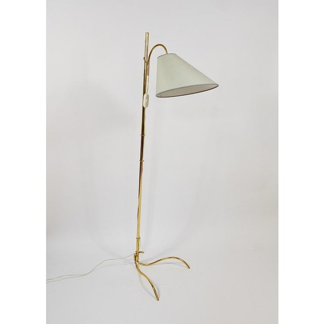 Vintage Adjustable Dornstab Brass Floor Lamp by Rupert Nikoll, 1950s For Sale - Image 16 of 18