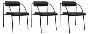 Bench and Chairs from Bieffeplast, 1980s, Set of 3