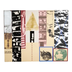 Rb Kitaj, Civic Virtue All Over the Floor, 53/100, Screenprint, 1967