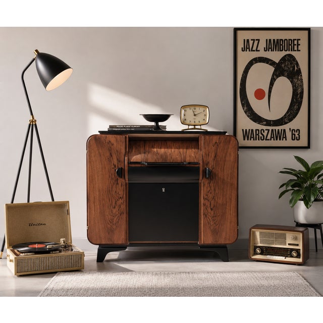 Art Deco Bar Cabinet by Jindrich Halabala for Up Závody, 1940s For Sale - Image 15 of 15