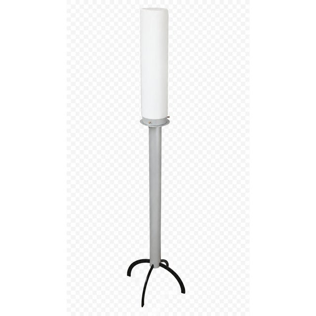 Vintage Floor Lamp in Glass and Metal, 1980s For Sale - Image 11 of 11