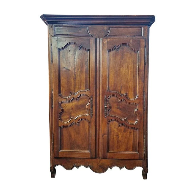 Provencal Wardrobe with Two Doors - 19th Century France, 1980s For Sale - Image 6 of 6