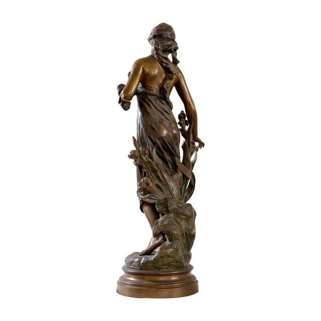 Edouard Drouot, Diana Sculpture, 19th Century, Bronze For Sale - Image 4 of 18