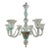 Murano Sky Blue Murano Chandelier For Sale