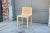 1980s Vintage Minimalistic Beechwood Side Chairs- A Pair For Sale - Image 4 of 7