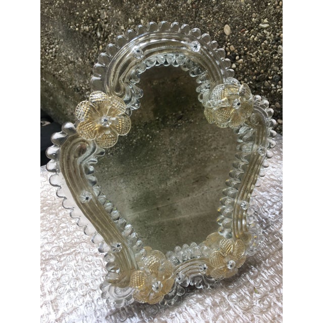 Murano Glass Table Mirror Frame Chairish