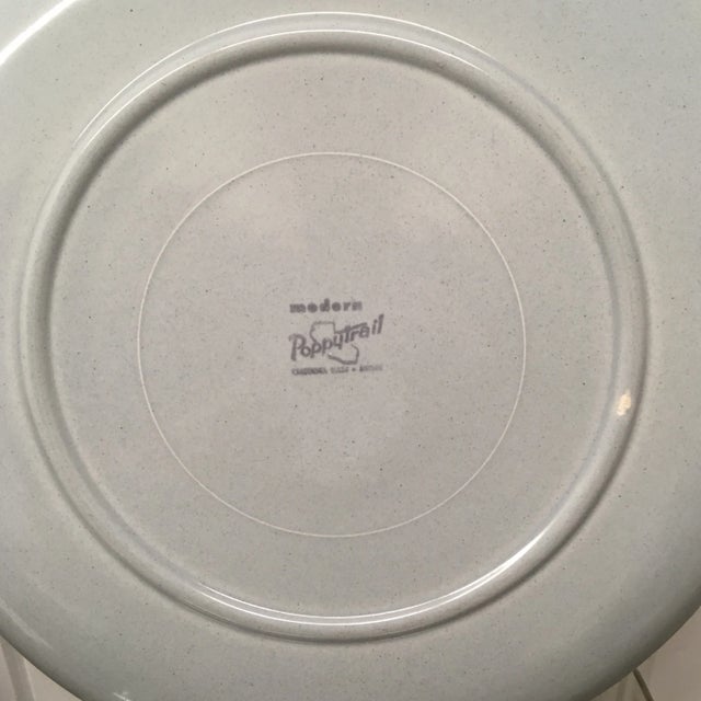 Mid-Century Modern Mid-Century Modern Poppy Trail Platter For Sale - Image 3 of 7