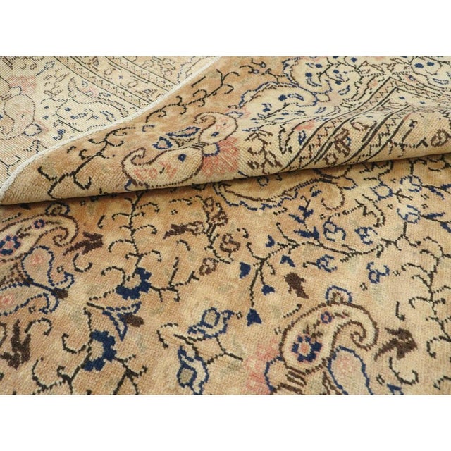 Vintage Handmade Turkish Sivas Accent Rug For Sale - Image 10 of 10