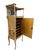 Antique Victorian Hand-Painted Music Cabinet With Brass Gallery and Mirror For Sale - Image 9 of 12