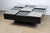 Vintage Coffee Table in Lacquered Wood and Aluminum, 1970s For Sale - Image 4 of 16