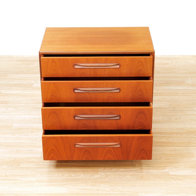 Brown Mid Century Teak Dresser Nightstand by G Plan For Sale - Image 8 of 10