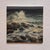 This oil on canvas piece captures the dynamic interplay of waves crashing against rugged rocks along the coast of Cascais,...