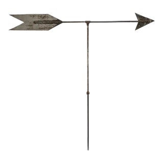 19th Century Historic Homestead Arrow-Form Weathervane For Sale