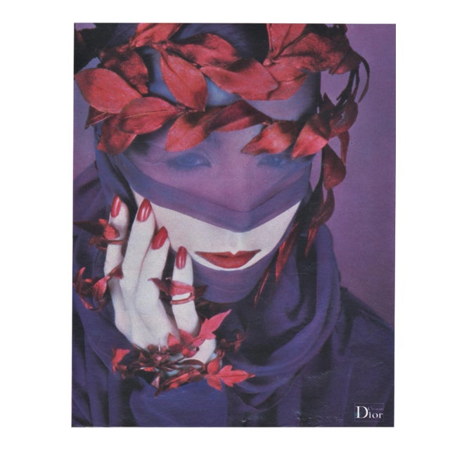 1976 Christian Dior Makeup Print-REDs For Sale