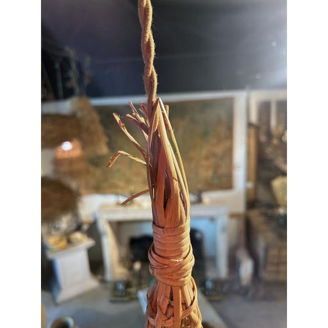 More information coming soon… Hand-crafted in France, the numerous strands of rattan that make up these pendant lights...