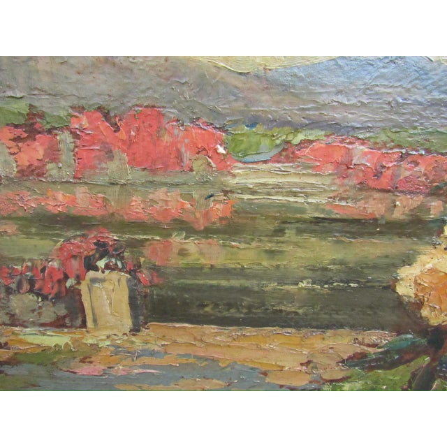 1920s Still Life Floral and Cockatoo Painting, Attrib to Geoffrey Holt For Sale - Image 15 of 18