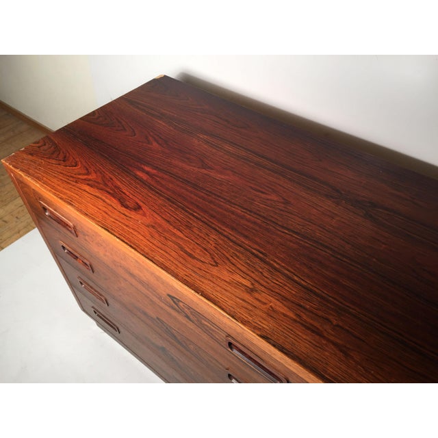 Wood Danish Modern Signed Poul Hundevad Rosewood Dresser Sideboard For Sale - Image 7 of 12