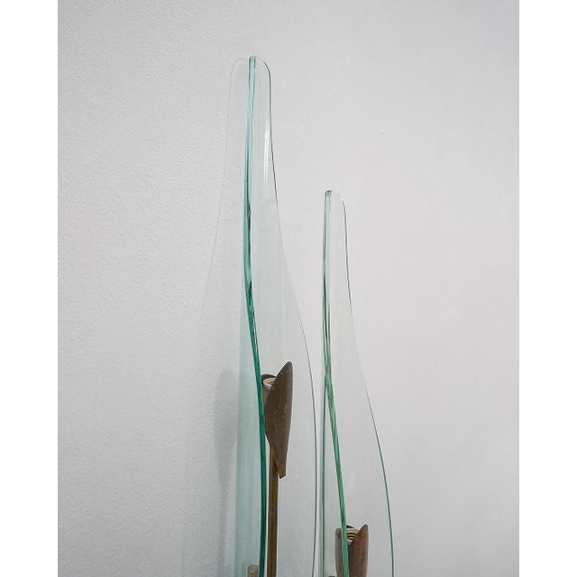 Model 1461 Wall Lamps by Max Ingrand for Fontana Arte, 1960s, Set of 2 For Sale - Image 9 of 16