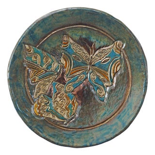 Harmonies of Wings Sculpture in Raku Ceramic from Stefania Zoppellaro, 2025 For Sale