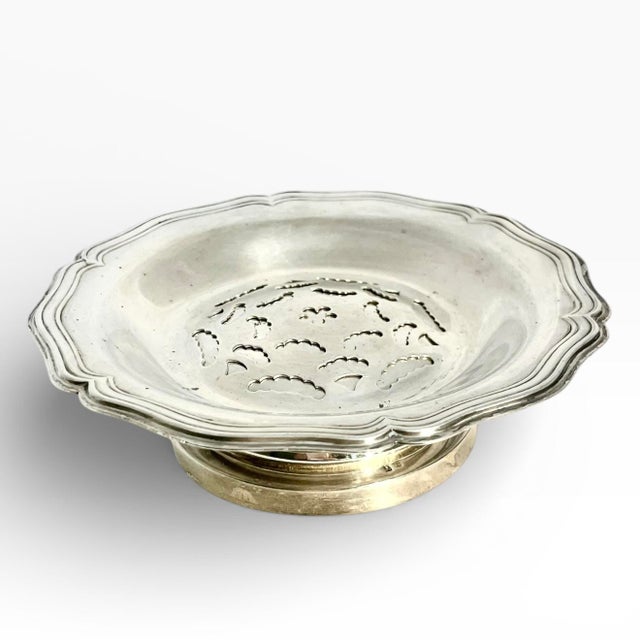 A unique way to serve butter. Vintage French silver plate butter press or Coquillor. This one is marked on the base....