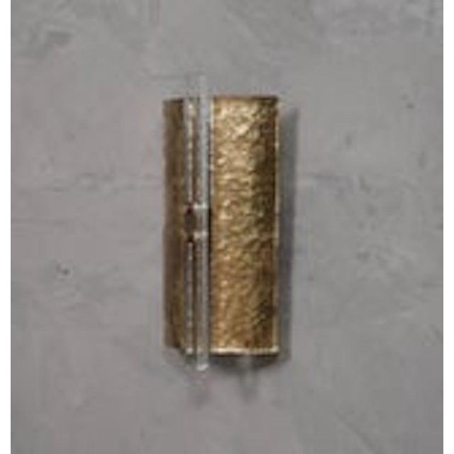 Mid-Century Style Golden Murano Glass Wall Sconce, 2000 For Sale - Image 6 of 11