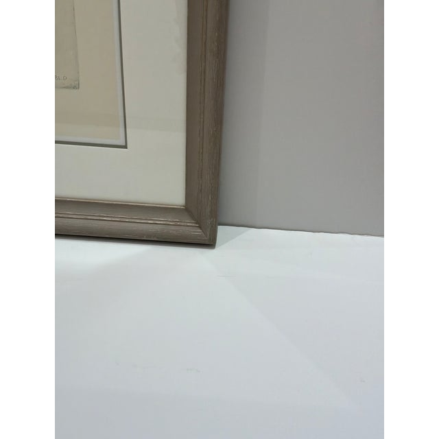Soicher Marin Sculpture II. Black Sculpture Silhouette. Original Retail $1141. Taupe frame. Showroom floor sample.