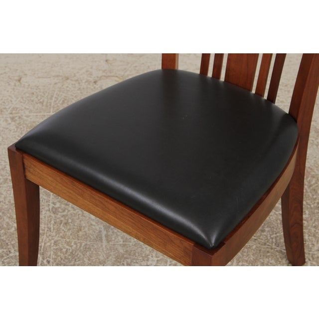 Set of 8 Stickley Cherry Bayonne Dining Chairs For Sale - Image 15 of 17