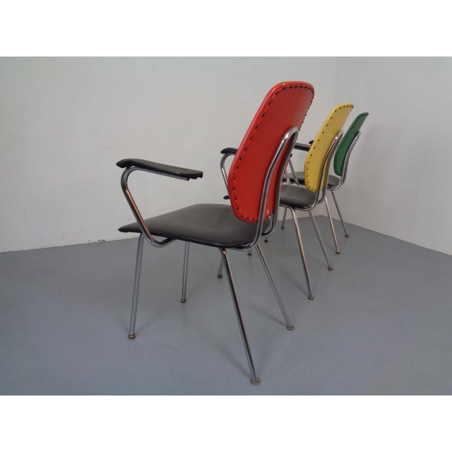 1960s Mid-Century Armchairs from Drabert, 1960s, Set of 3 For Sale - Image 5 of 18