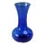 "Illusion" Cobalt Blue Indiana Glass Vase For Sale