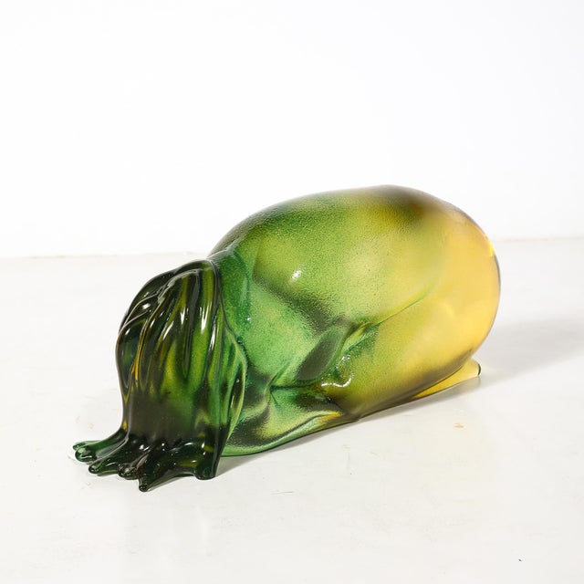 Mid-Century Modern Mid-Century Hand-Blown Murano Glass Nude Sculpture Signed Giancarlo Signoretto For Sale - Image 3 of 12