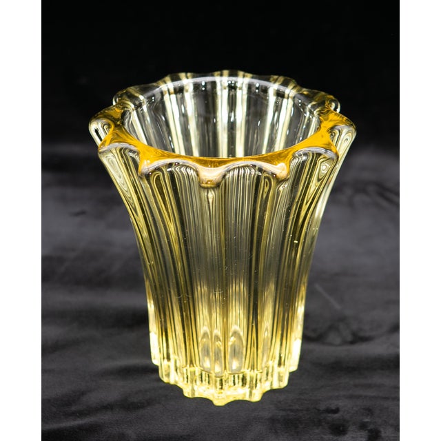 Vintage French Art Deco Vase by Pierre D. Avesn, 1930 For Sale - Image 4 of 7
