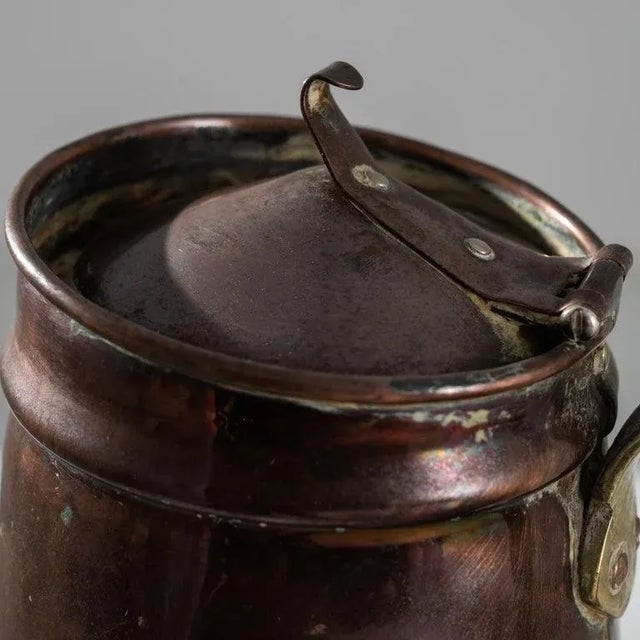 Antique French Copper Jug For Sale - Image 9 of 11