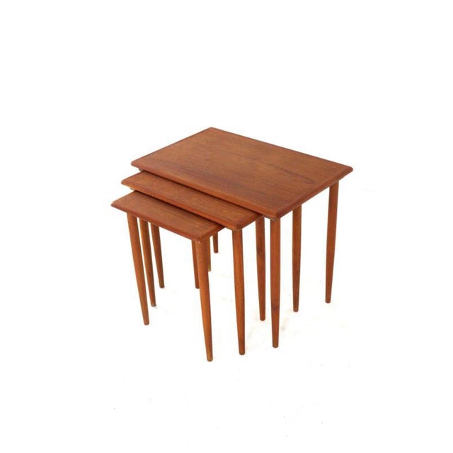 Danish Nesting Tables, Set of 3 For Sale - Image 12 of 14