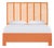 Liam Platform Bed Double - Orange For Sale