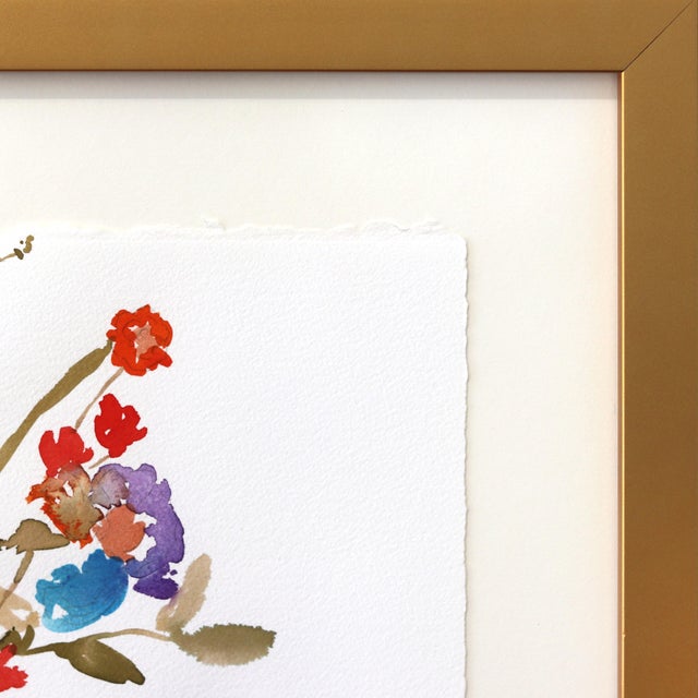 Figurative The Outfit - Colorful Floral Figurative Feminine Surrealist Framed Original Artwork by Carlos Gamez De Francisco For Sale - Image 3 of 7