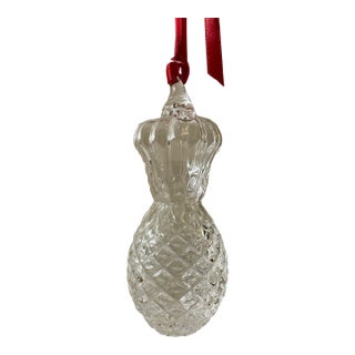 Steuben “Pineapple” Christmas Tree Ornament For Sale