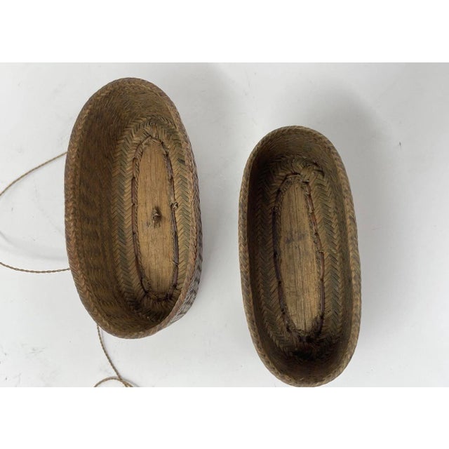 Vintage Southeast Asian Tobacco Storage Bamboo Basket. For Sale - Image 11 of 13