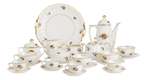 Porcelain Tea and Coffee Service from Vista Alegre, Set of 29