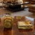 Mid-Century Modern smoking set, meticulously crafted in Italy during the 1960s. The two-piece collection showcases the...