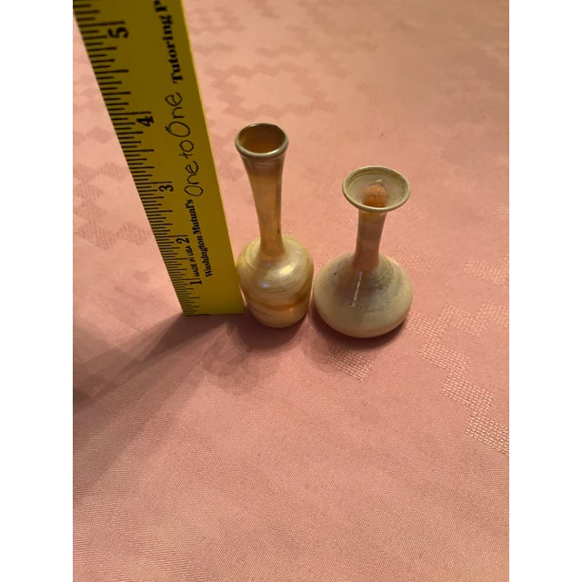 Glass 1980s Pair of Neker Glass Vases For Sale - Image 7 of 9