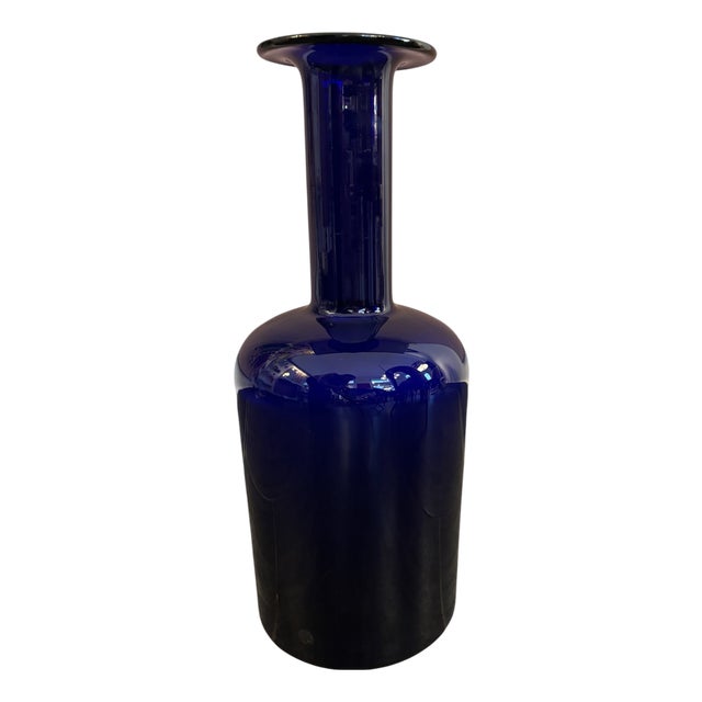 Mid-Century Danish Bottle Vase by Otto Brauer for Holmegaard, 1960s For Sale