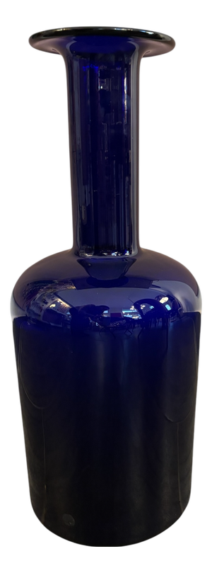 Mid-Century Danish Bottle Vase by Otto Brauer for Holmegaard, 1960s