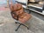 Vintage Charles Pollock for Knoll Brown Leather Desk Chair For Sale - Image 12 of 18