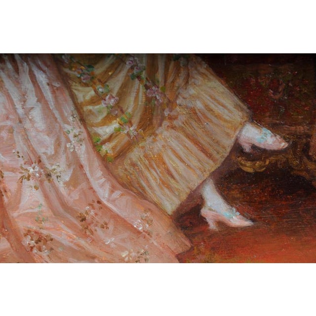 Stephan Sedlacek, Rococo Painting, Oil on Canvas, Framed For Sale - Image 14 of 18