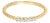 10K Yellow Gold 1/10 Cttw Diamond 5 Stone Braided Shank Band Ring (I-J Color, I2-I3 Clarity)- Ring - Size 7 For Sale