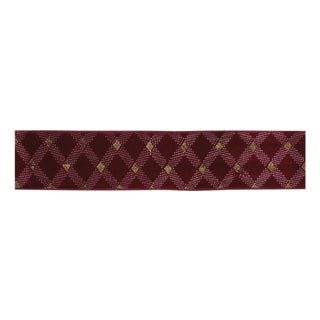 Diamond Lattice Wired Nylon/Polyester Ribbon 2.5" x 10 Yds. For Sale