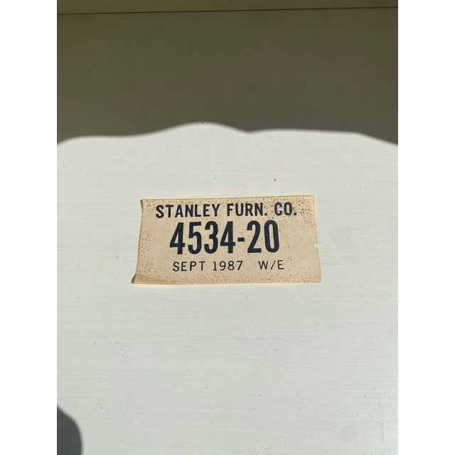 Vintage Stanley 3 Drawer Dresser With Hutch Top For Sale - Image 10 of 10