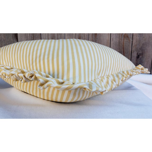 Traditional Pindler Surf Butter Fabric Pillow Cover For Sale - Image 3 of 5