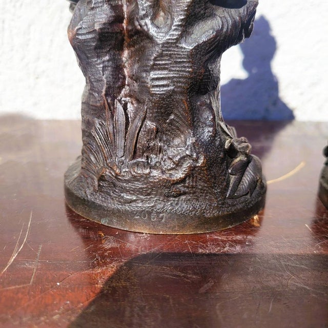 Couple of Gallant Lovers, 19th Century, Bronze, Set of 2 For Sale - Image 12 of 18