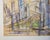 Mid-Century Modern Futurist-Style Cityscape Drawing, Pastel on Paper, Unsigned For Sale - Image 4 of 6